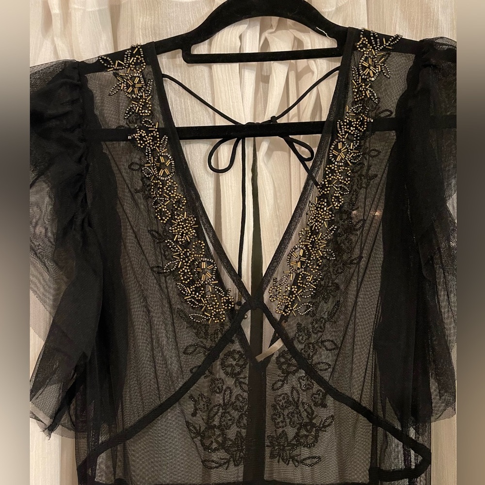 Beaded tulle dress - Picture 6 of 17